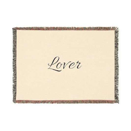 Romantic Lover Woven Blanket - Cozy Love Throw for Valentine's Day & Home Decor