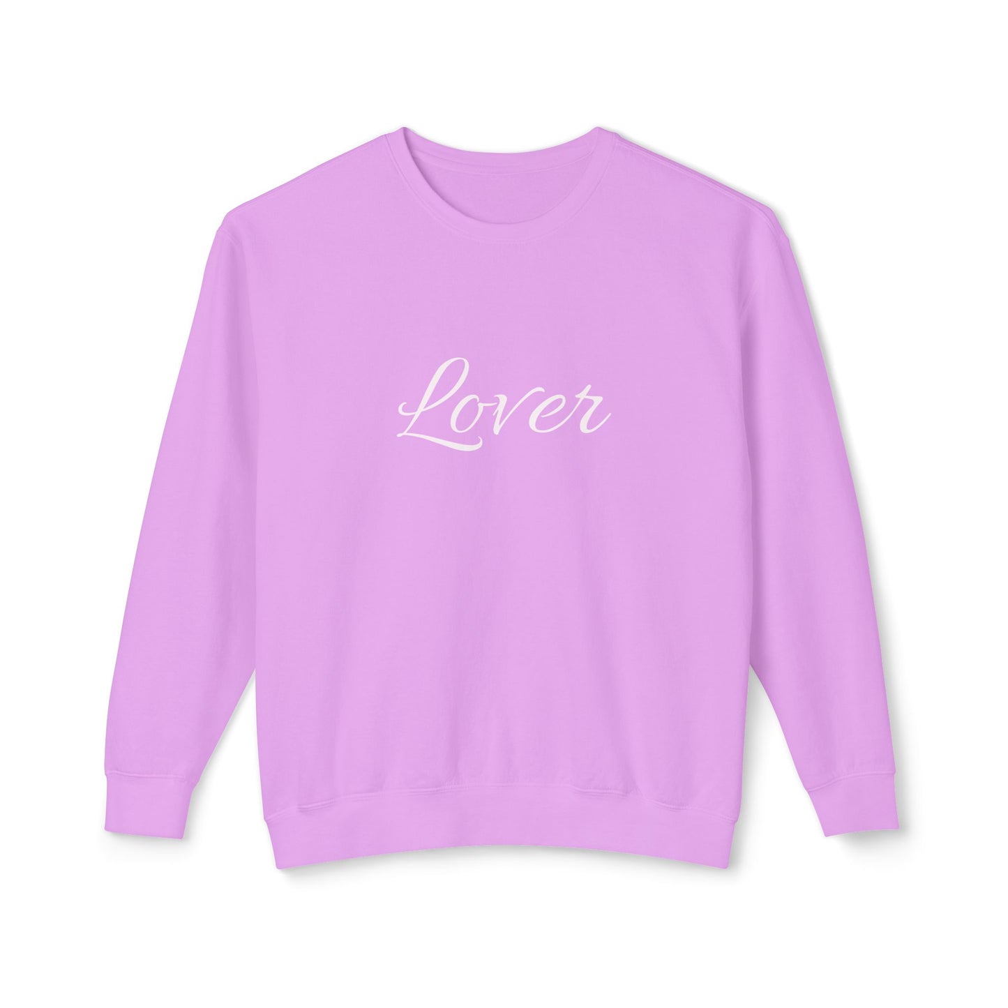 Lover Unisex Lightweight Crewneck Sweatshirt - Cozy Romantic Gift for Couples