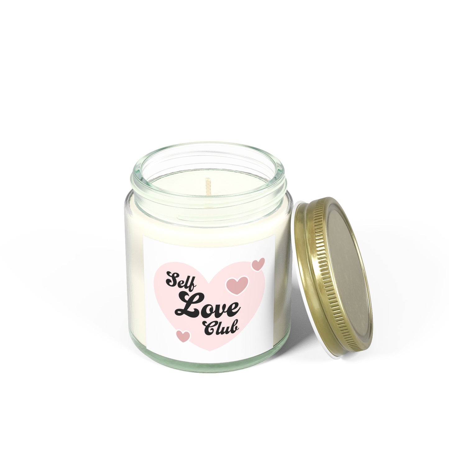 Self Love Club Scented Candle - Coconut Apricot Wax (4oz, 9oz)