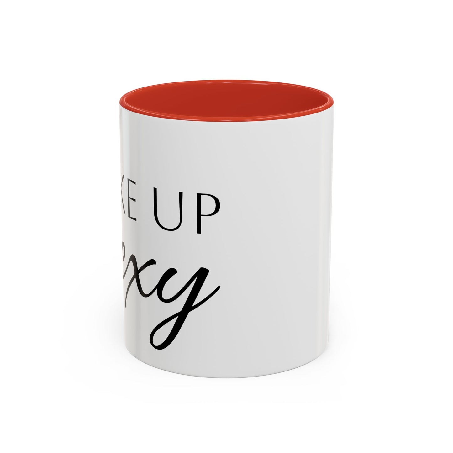 Wake Up Sexy Accent Coffee Mug - Fun Ceramic Cup for Sassy Mornings, Perfect Gift for Coffee Lovers