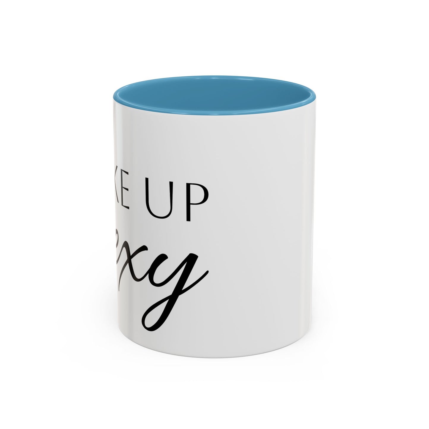 Wake Up Sexy Accent Coffee Mug - Fun Ceramic Cup for Sassy Mornings, Perfect Gift for Coffee Lovers