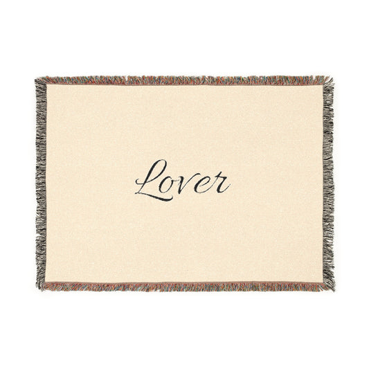 Romantic Lover Woven Blanket - Cozy Love Throw for Valentine's Day & Home Decor