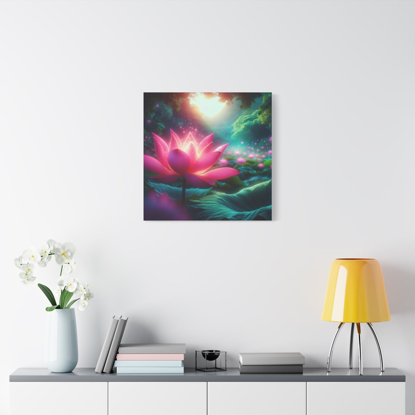 Serene Lotus Blossom Canvas Art - Tranquil Nature Decor