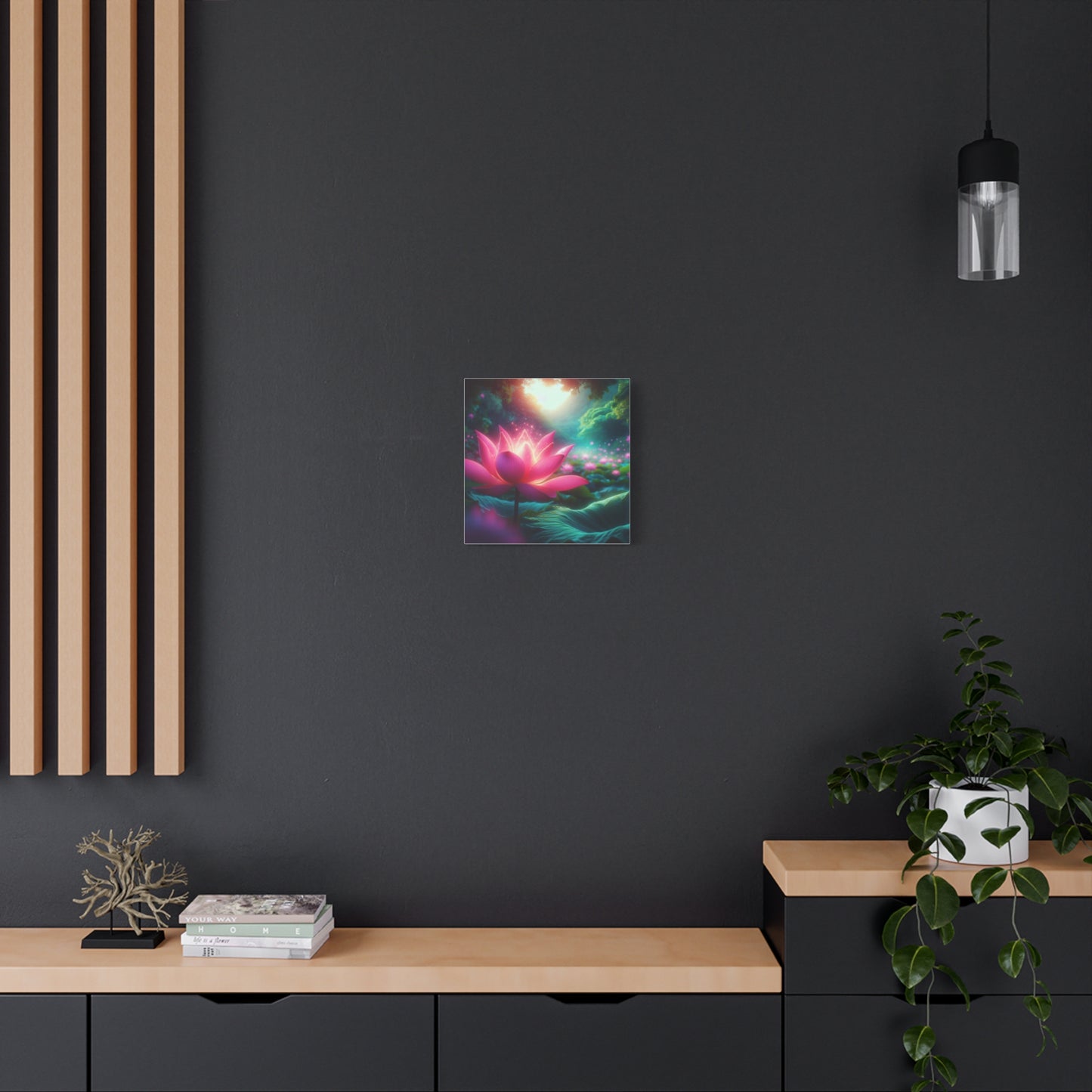 Serene Lotus Blossom Canvas Art - Tranquil Nature Decor