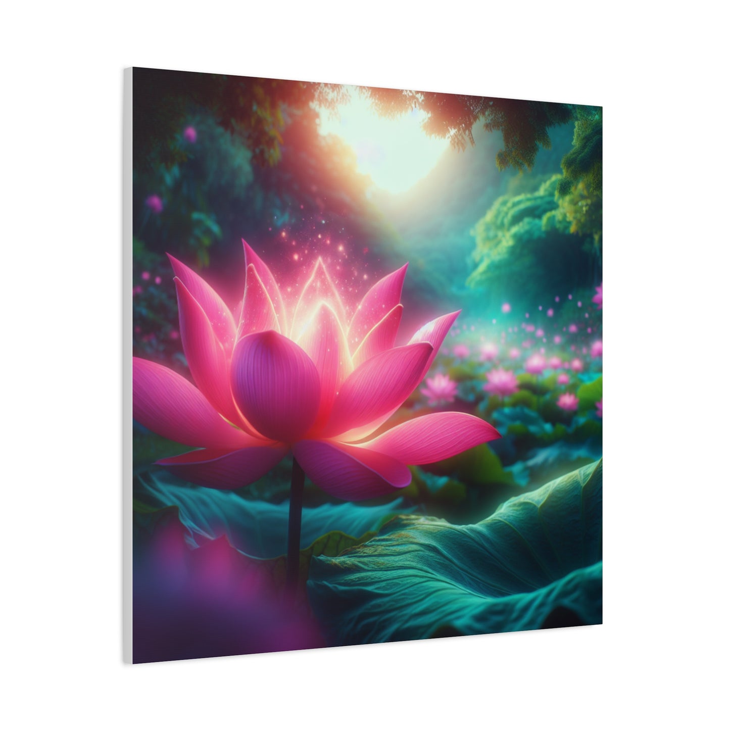 Serene Lotus Blossom Canvas Art - Tranquil Nature Decor