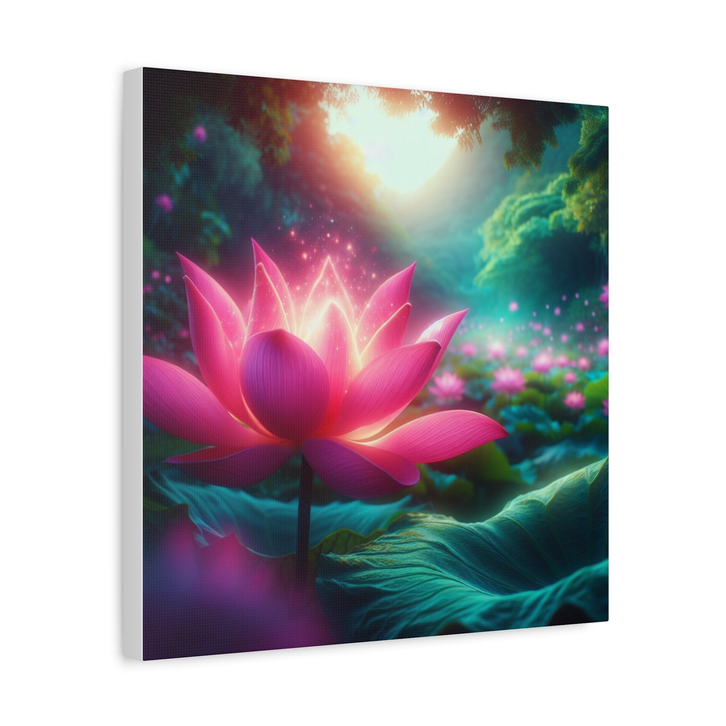 Serene Lotus Blossom Canvas Art - Tranquil Nature Decor