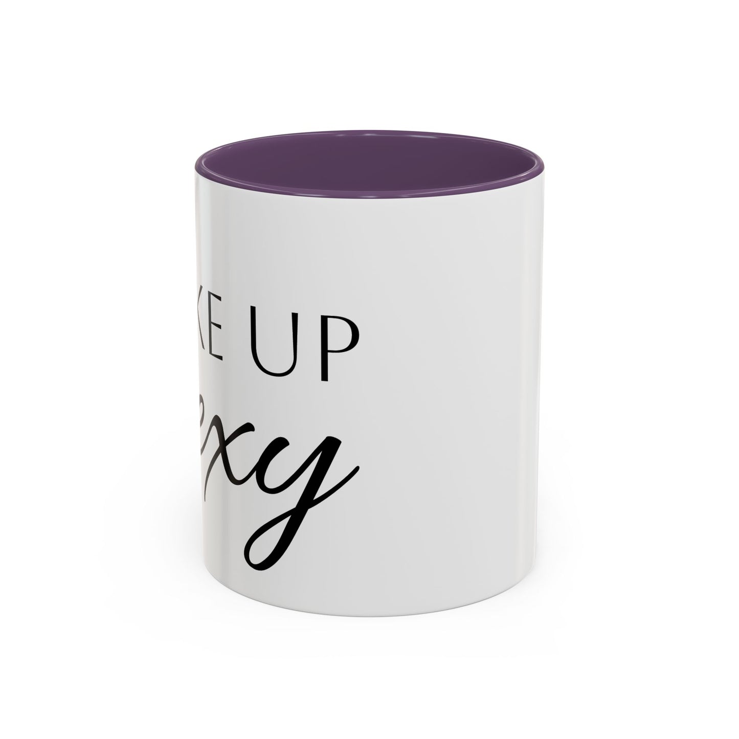 Wake Up Sexy Accent Coffee Mug - Fun Ceramic Cup for Sassy Mornings, Perfect Gift for Coffee Lovers