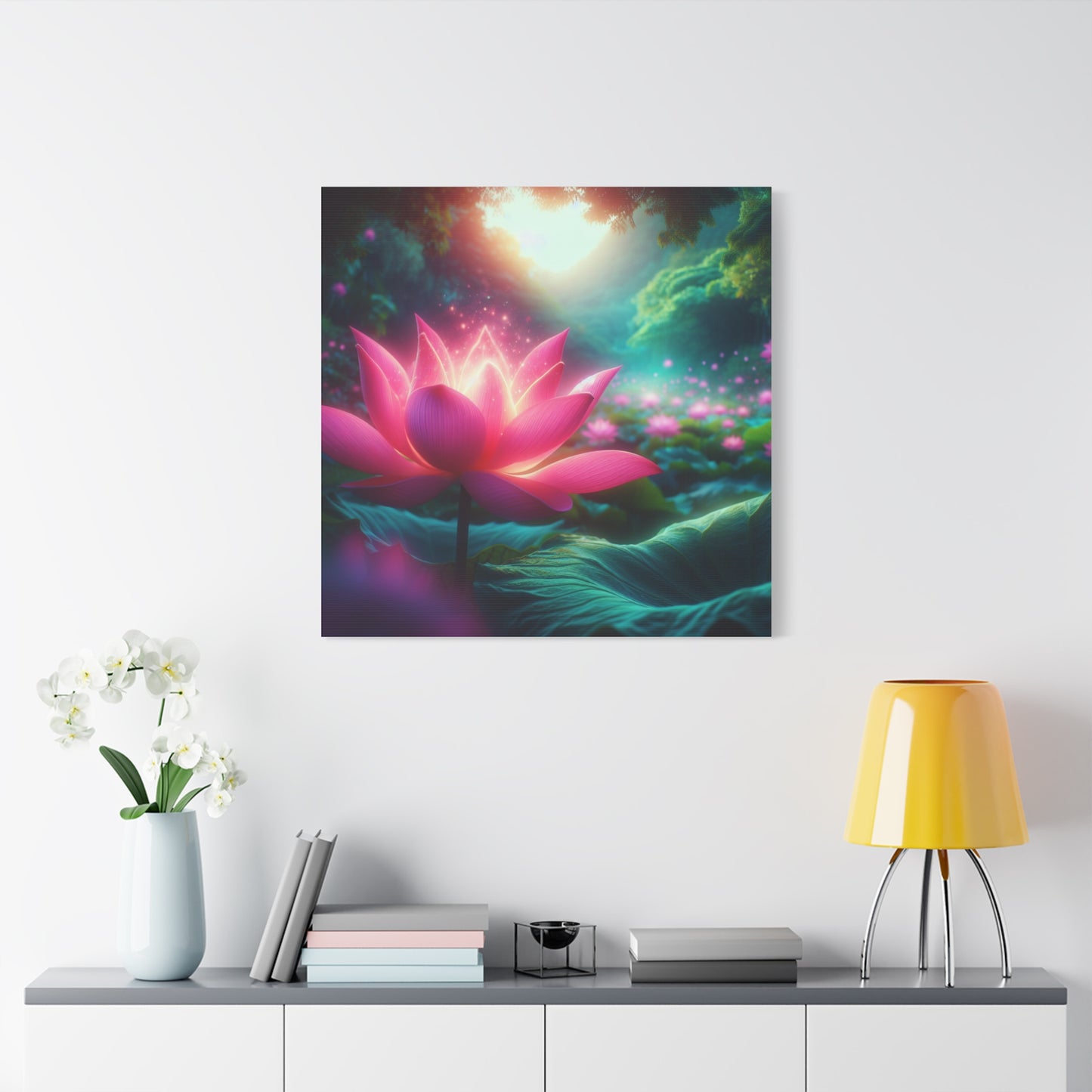 Serene Lotus Blossom Canvas Art - Tranquil Nature Decor