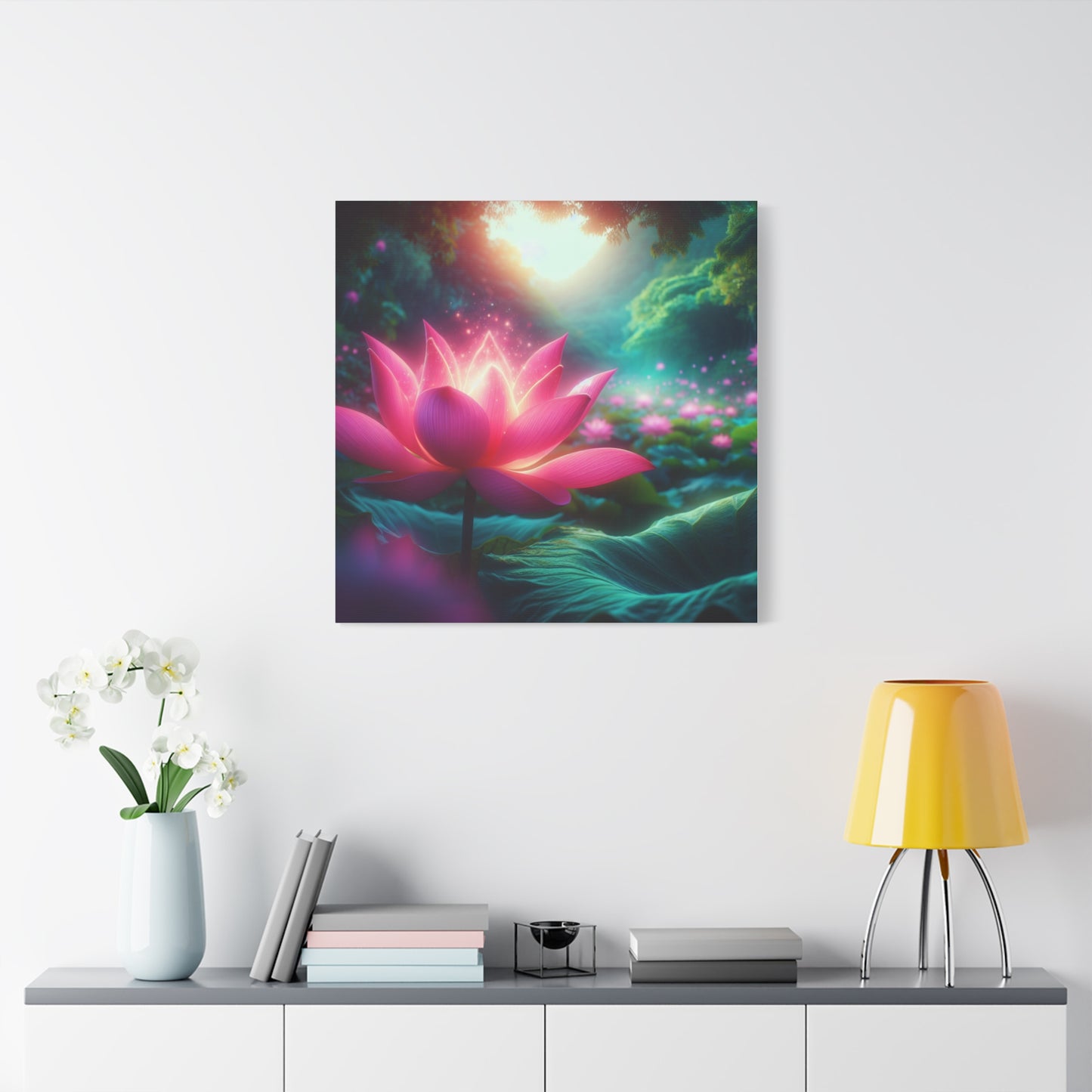 Serene Lotus Blossom Canvas Art - Tranquil Nature Decor