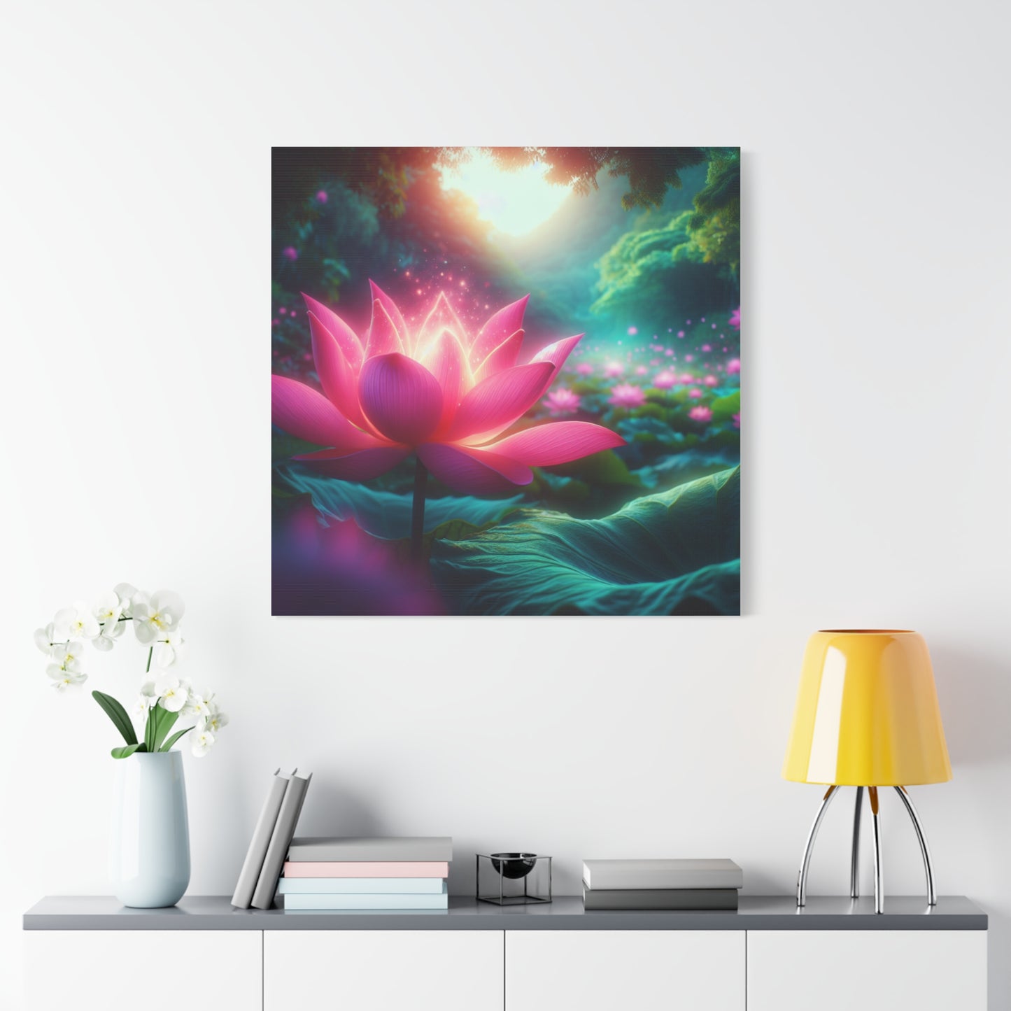 Serene Lotus Blossom Canvas Art - Tranquil Nature Decor