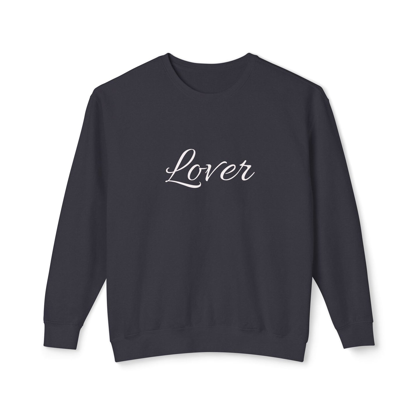 Lover Unisex Lightweight Crewneck Sweatshirt - Cozy Romantic Gift for Couples