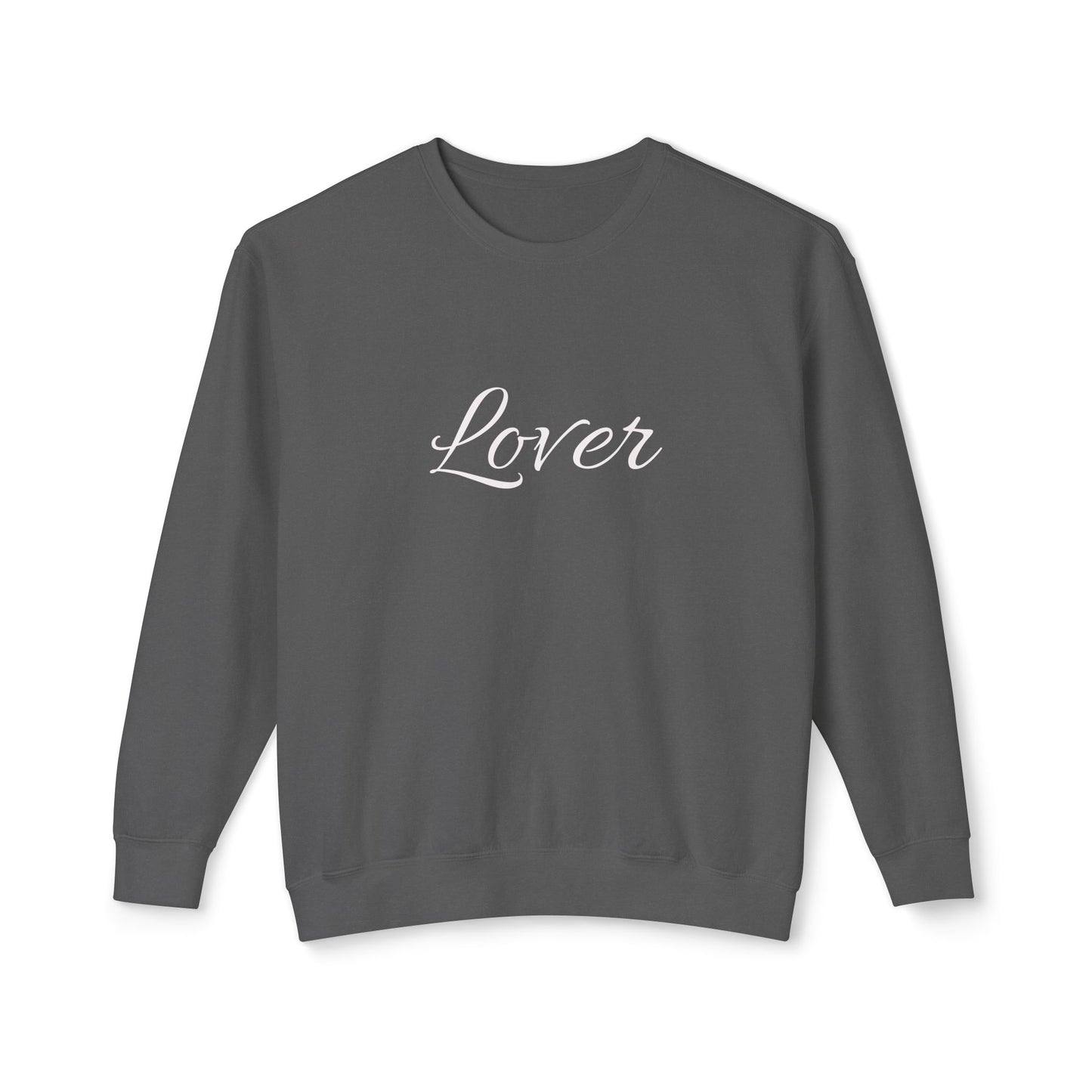 Lover Unisex Lightweight Crewneck Sweatshirt - Cozy Romantic Gift for Couples