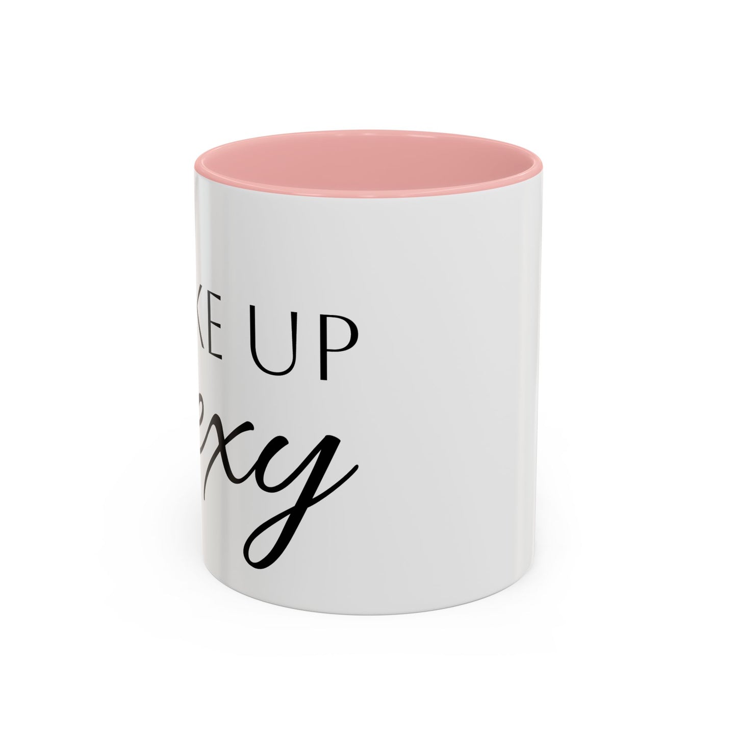 Wake Up Sexy Accent Coffee Mug - Fun Ceramic Cup for Sassy Mornings, Perfect Gift for Coffee Lovers