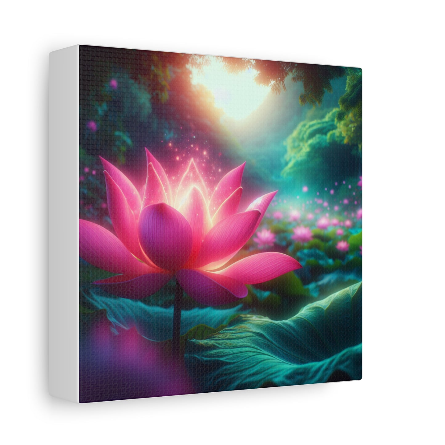 Serene Lotus Blossom Canvas Art - Tranquil Nature Decor