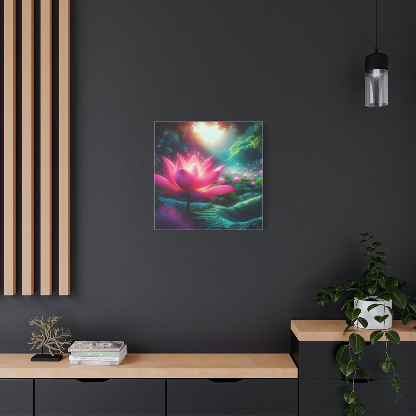 Serene Lotus Blossom Canvas Art - Tranquil Nature Decor