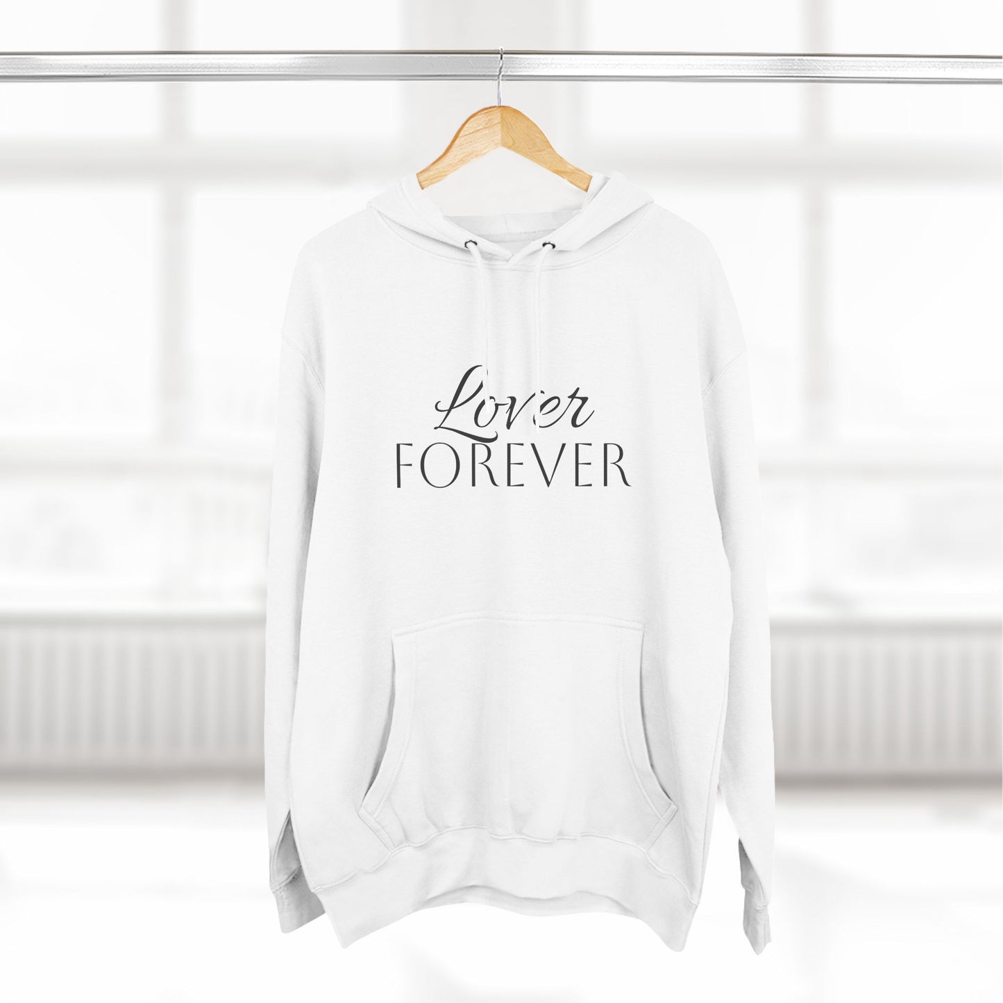 Lover Forever Fleece Hoodie - Cozy and Stylish Gift for Romantic Occasions