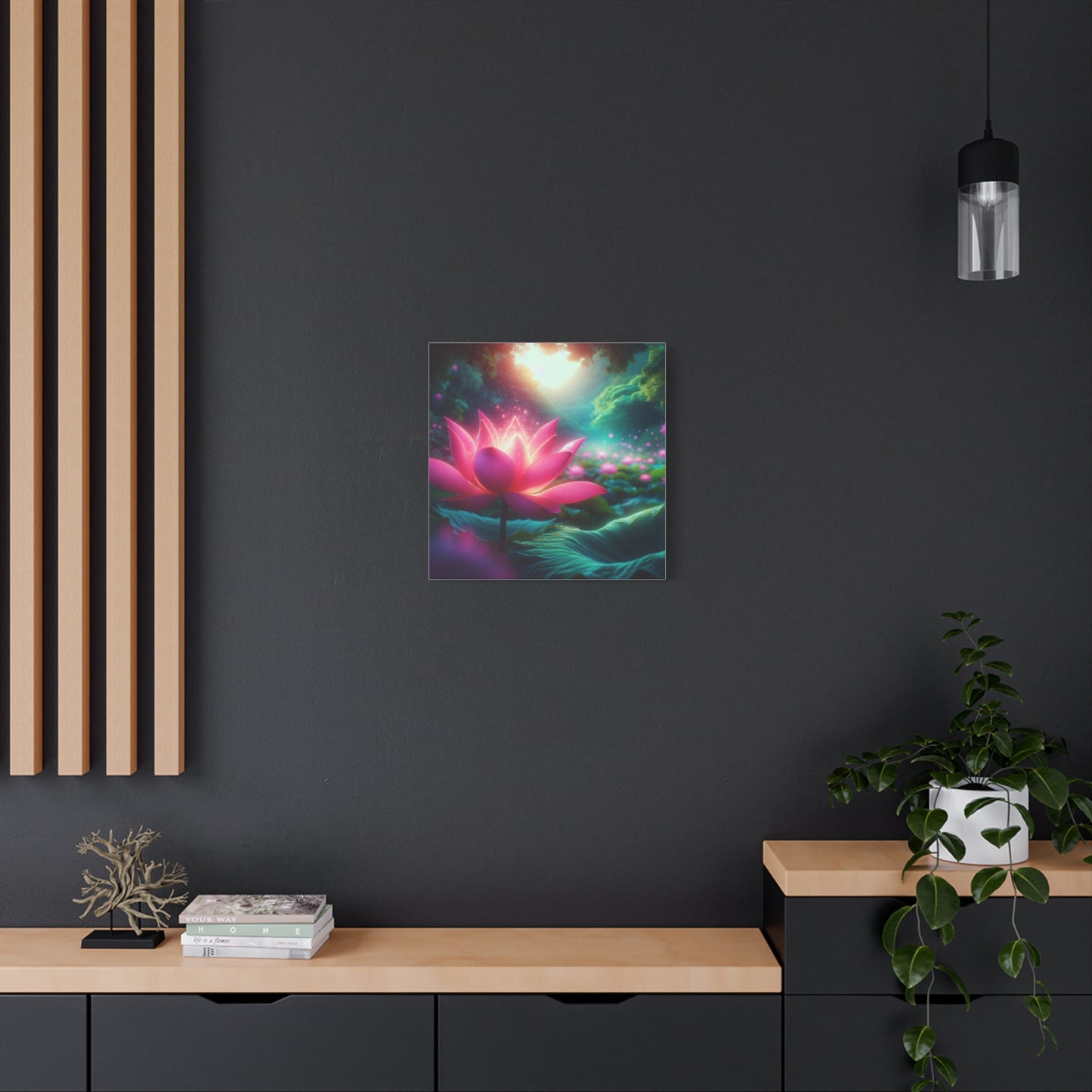 Serene Lotus Blossom Canvas Art - Tranquil Nature Decor