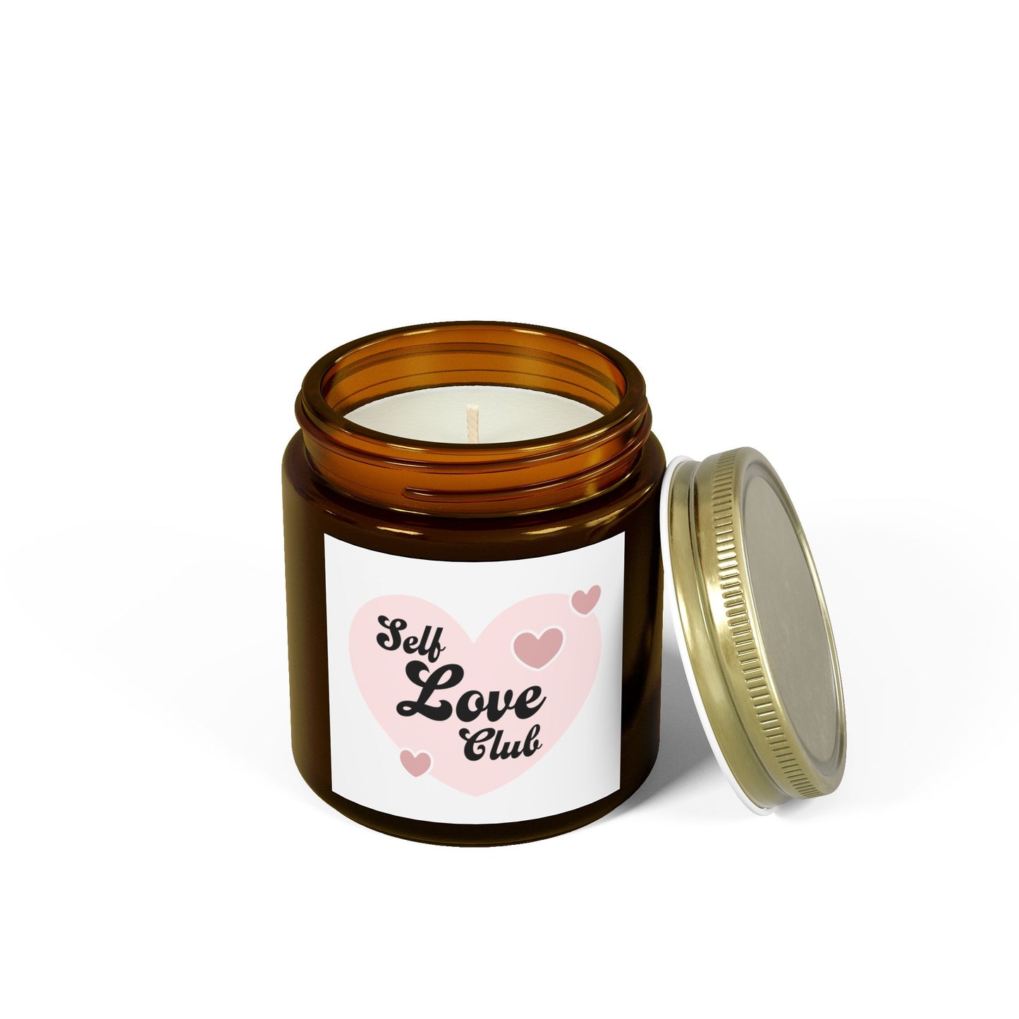 Self Love Club Scented Candle - Coconut Apricot Wax (4oz, 9oz)