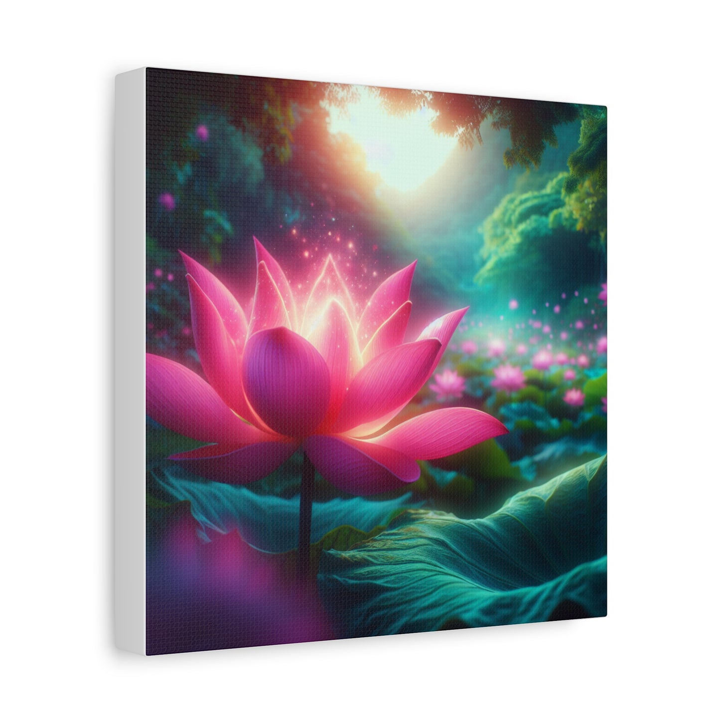 Serene Lotus Blossom Canvas Art - Tranquil Nature Decor