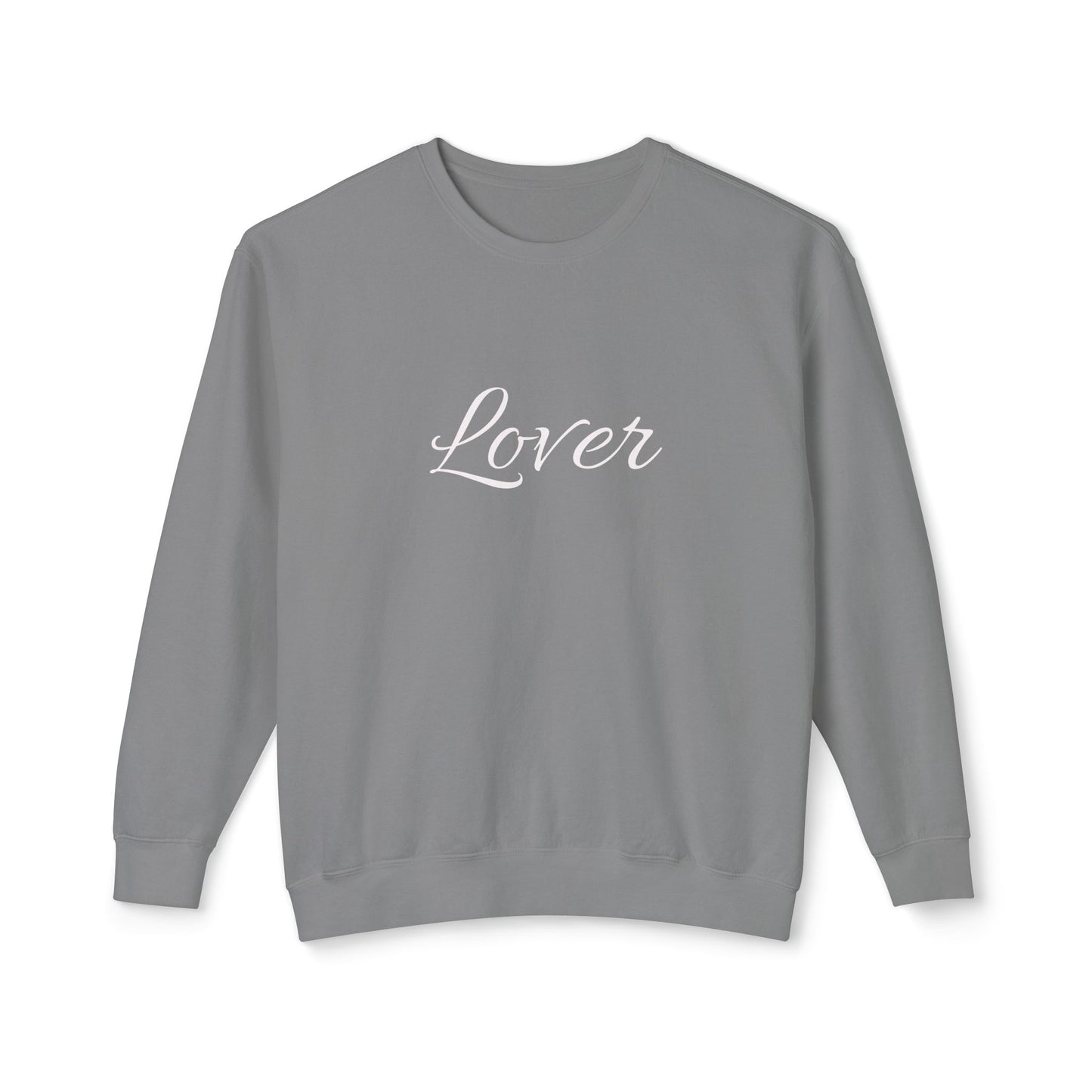 Lover Unisex Lightweight Crewneck Sweatshirt - Cozy Romantic Gift for Couples