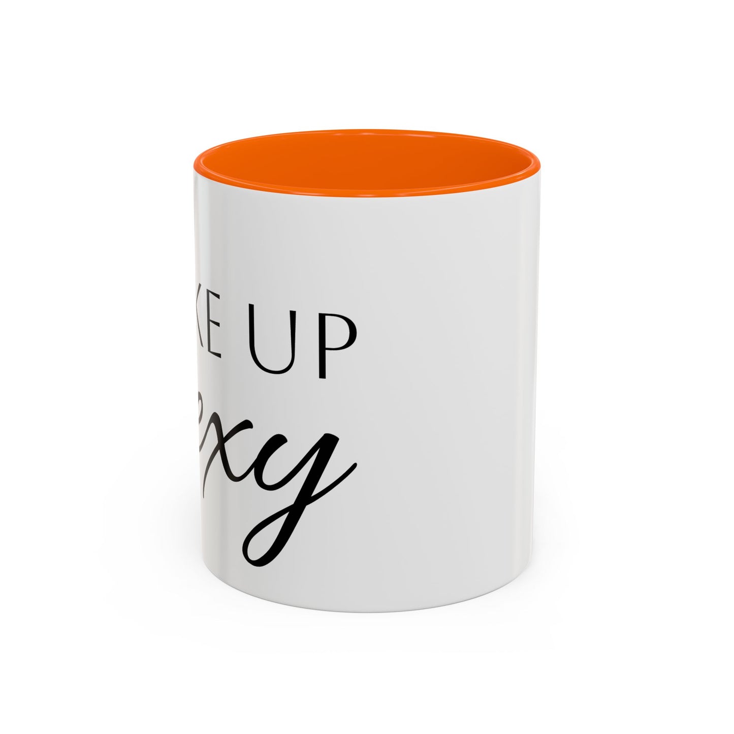 Wake Up Sexy Accent Coffee Mug - Fun Ceramic Cup for Sassy Mornings, Perfect Gift for Coffee Lovers